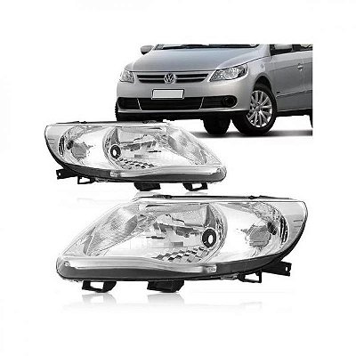 Farol gol geração 5 volkswagen de 2009 a 2012 lado direito foco simples
