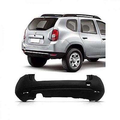 Para choque duster renault de 2010 a 2015 traseiro preto