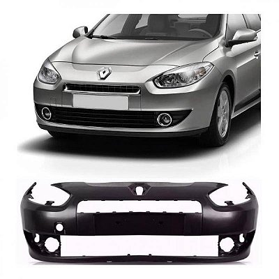 Para choque fluence renault de 2010 a 2013 dianteiro preto