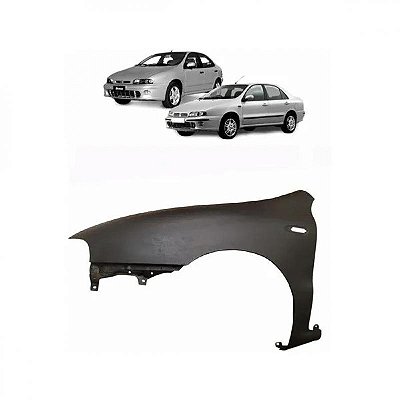Para lama marea fiat de 1998 a 2007 e brava fiat de 1999 a 2003 lado esquerdo