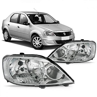 Farol logan renault de 2011 a 2013 lado direito