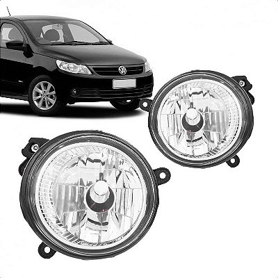 Farol auxiliar gol volkswagen de 2009 a 2012 e crossfox volkswagen de 2010 a 2014 e saveiro cross volkswagen gerações 5 e 6 lado esquerdo