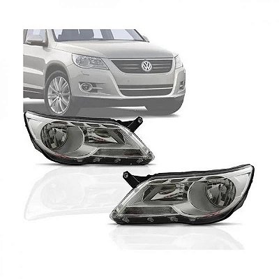 Farol tiguan volkswagen de 2009 a 2011 lado esquerdo elétrico