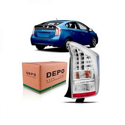 Lanterna prius toyota de 2012 a 2015 traseira lado esquerdo com LED
