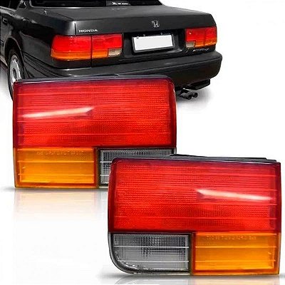Lanterna accord honda de 1992 a 1993 traseira interna lado esquerdo tricolor sedan