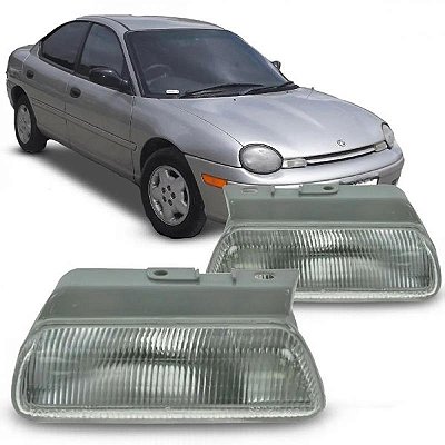 Lanterna neon chrysler de 1995 a 1998 dianteira do lado direito cristal
