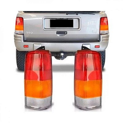 Lanterna cherokee sport jeep de 1997 a 2001 traseira lado esquerdo tricolor