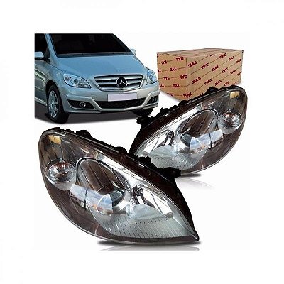 Farol b160 b180 e b200 mercedes benz de 2006 a 2009 lado esquerdo