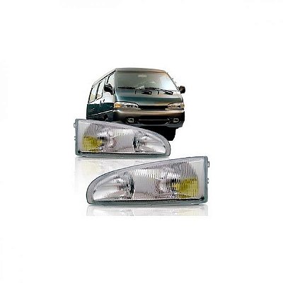 Farol h100 hyundai de 1997 a 2005 lado esquerdo