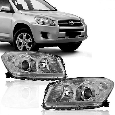 Farol rav4 toyota de 2009 a 2012 lado esquerdo elétrico