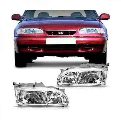 Farol sonata hyundai de 1996 a 1997 lado direito