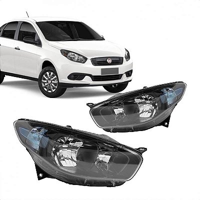 Farol grand siena fiat de 2012 a 2022 lado direito fumê