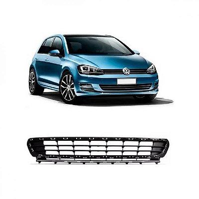 Grade do para choque golf volkswagen de 2014 a 2017 dianteira central com friso cromado