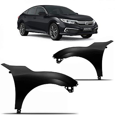 Para lama civic honda de 2017 a 2021 lado direito