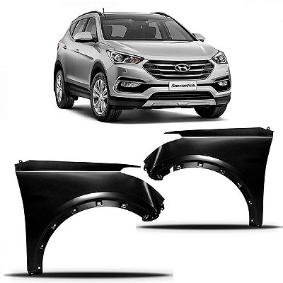 Para lama santa fe hyundai de 2014 a 2019 lado esquerdo