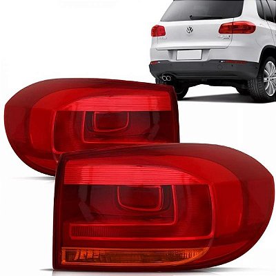 Lanterna tiguan volkswagen de 2012 a 2017 lado direito traseira de canto