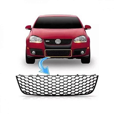 Grade do para choque jetta volkswagen de 2006 a 2010 dianteira central GLI colmeia