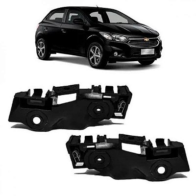 Suporte guia do para choque onix e prisma chevrolet de 2017 a 2020 dianteiro lado direito