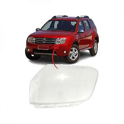 Lente de farol duster renault de 2010 a 2015 lado direito