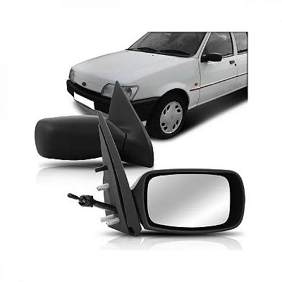 Retrovisor externo fiesta ford de 1994 a 1996 lado direito com controle manual