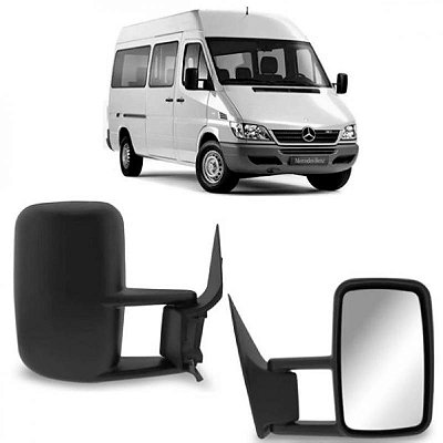 Retrovisor sprinter mercedes benz de 1995 a 2011 lado direito externo fixo