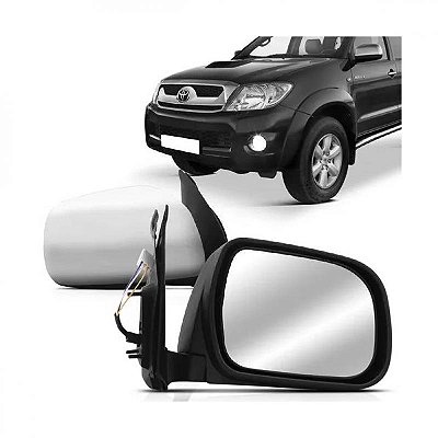 Retrovisor hilux sw4 SRV toyota de 2005 a 2011 lado direito cromado externo elétrico