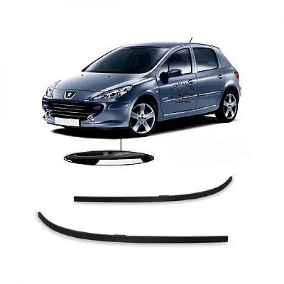 Spoiler para choque 307 peugeot de 2007 a 2012 dianteiro lado esquerdo