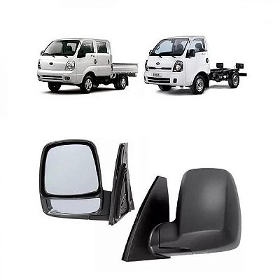Retrovisor bongo kia de 2005 a 2025 lado direito externo fixo com base de metal