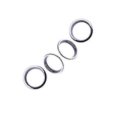 Moldura do difusor de entrada de ar do para choque gol saveiro voyage volkswagen inferior cromada quarta e quinta geração
