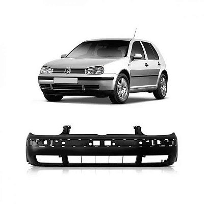 Para choque golf volkswagen de 1999 a 2006 dianteiro sem spoiler e sem friso superior