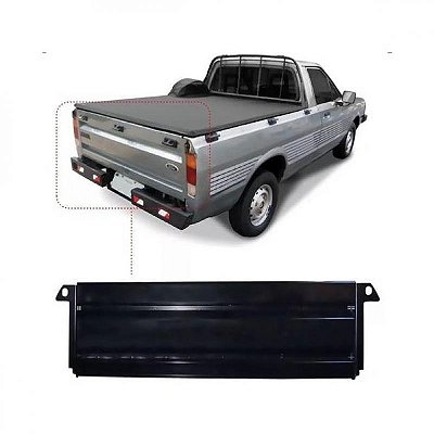 Tampa de caçamba pampa ford de 1982 a 1997 traseira verde escuro