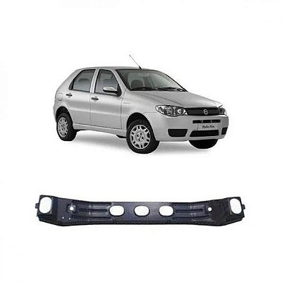 Travessa de fechamento palio fiat de 2004 a 2011 dianteira inferior vermelha escura tipo zoiao