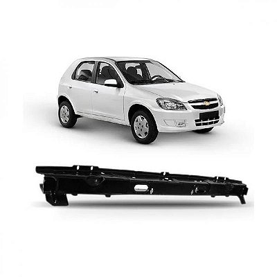 Travessa celta chevrolet de 2000 a 2015 dianteira inferior vermelho escuro com fechamento