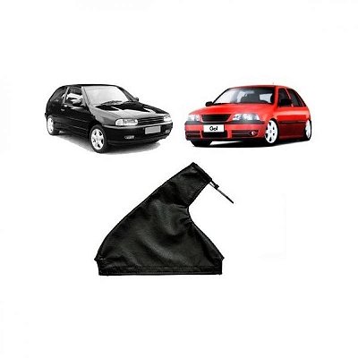 Coifa do freio de mão gol volkswagen de 1999 a 2005 preto geração 3 ponteira para choque