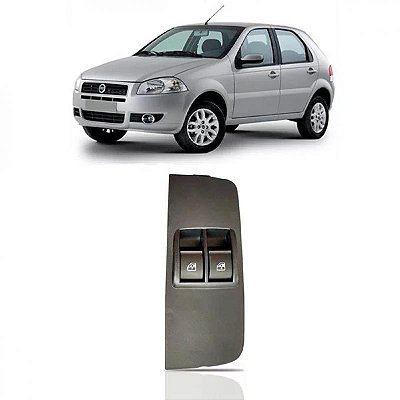Interruptor do vidro palio fiat de 2004 a 2011 dianteiro lado esquerdo tipo zoiao duplo