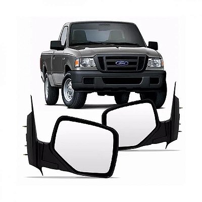 Retrovisor externo ranger ford de 2005 a 2009 lado direito fixo
