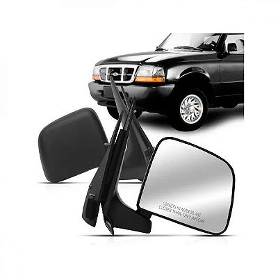 Retrovisor externo ranger ford de 1993 a 1997 lado direito fixo