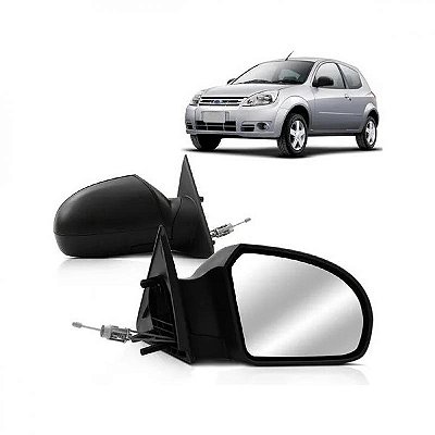 Retrovisor ka ford de 2008 a 2014 lado direito externo com controle manual