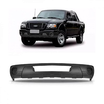 Spoiler ranger ford de 2005 a 2009 dianteiro cinza sem furo