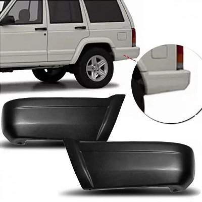 Ponteira de para choque cherokee sport jeep de 1997 a 2002 traseiro lado esquerdo