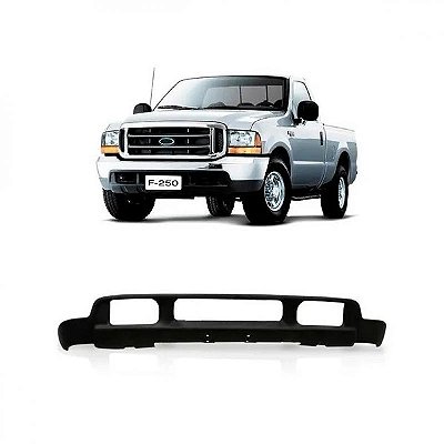 Spoiler de para choque f250 e f350 ford de 1999 a 2005 dianteiro verde escuro