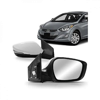 Retrovisor externo elantra hyundai de 2011 a 2016 lado esquerdo primer elétrico com aquecimento com pisca