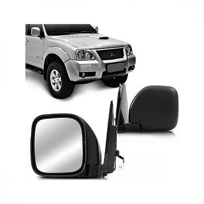 Retrovisor externo pajero sport mitsubishi de 2000 a 2010 lado direito elétrico retrátil