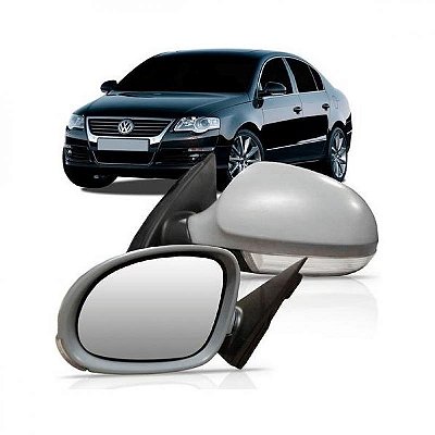 Retrovisor externo passat volkswagen de 2006 a 2010 lado direito elétrico com pisca
