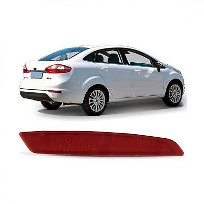 Refletor do para choque new fiesta ford de 2013 a 2019 traseiro lado direito sedã