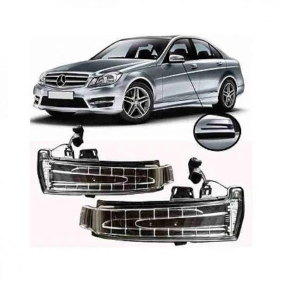 Pisca do retrovisor externo c180 e c200 mercedes benz de 2008 a 2014 lado esquerdo
