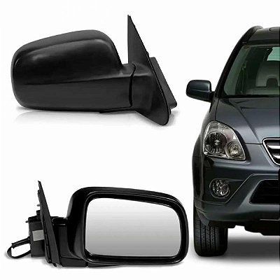 Retrovisor crv honda de 2002 a 2006 lado esquerdo externo preto elétrico