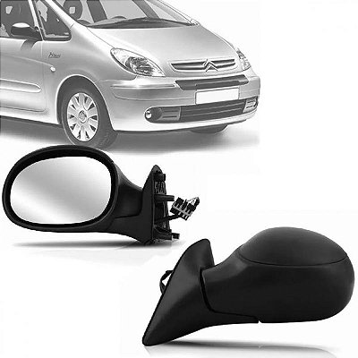 Retrovisor externo picasso citroën de 1999 a 2011 lado direito elétrico