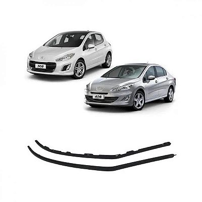 Spoiler de para choque 308 peugeot de 2011 a 2015 e 408 peugeot dianteiro par