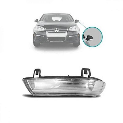 Pisca do retrovisor jetta volkswagen de 2006 a 2010 lado direito externo